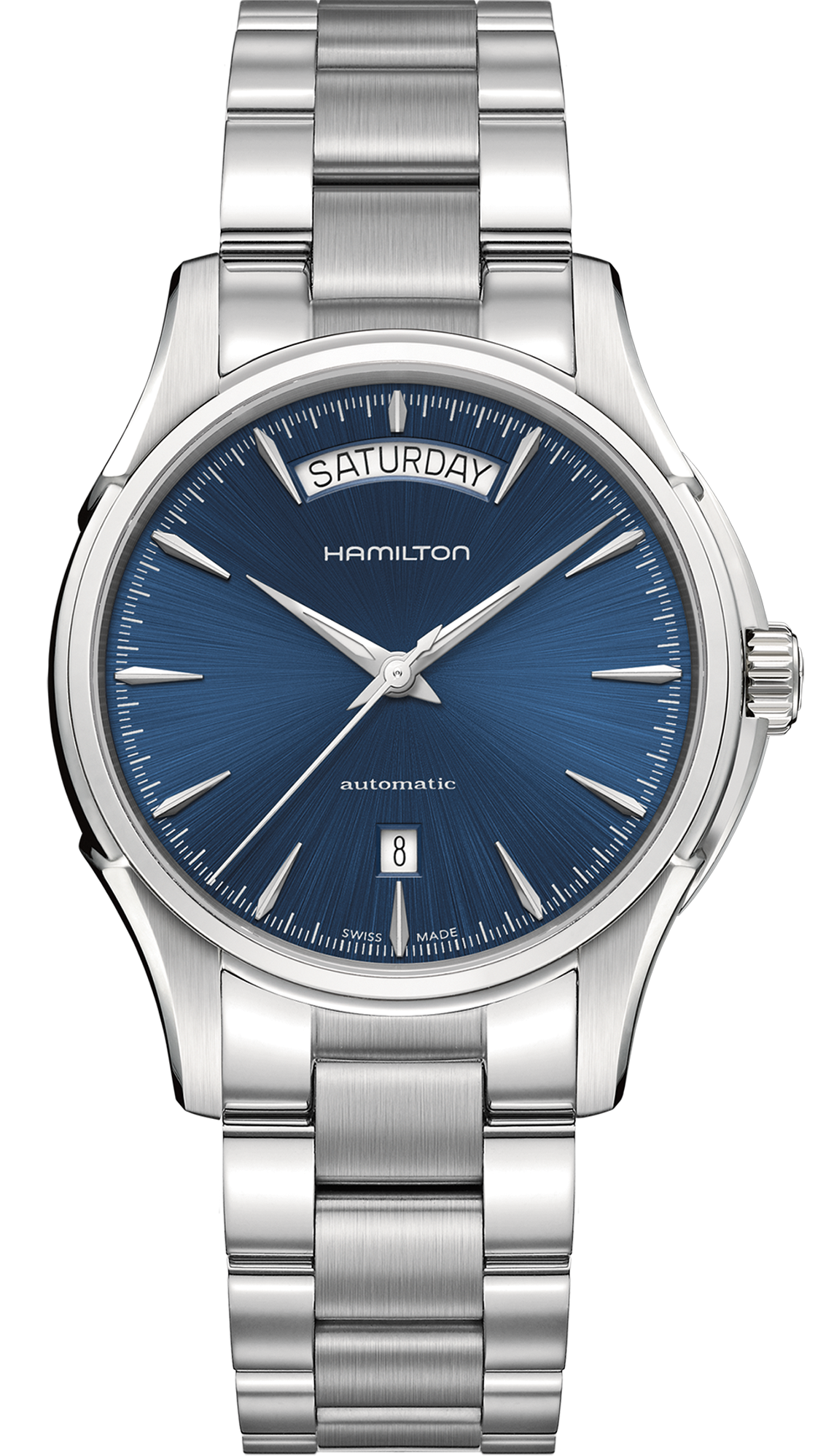 Hamilton Watch Jazzmaster Day Date Auto - Blue