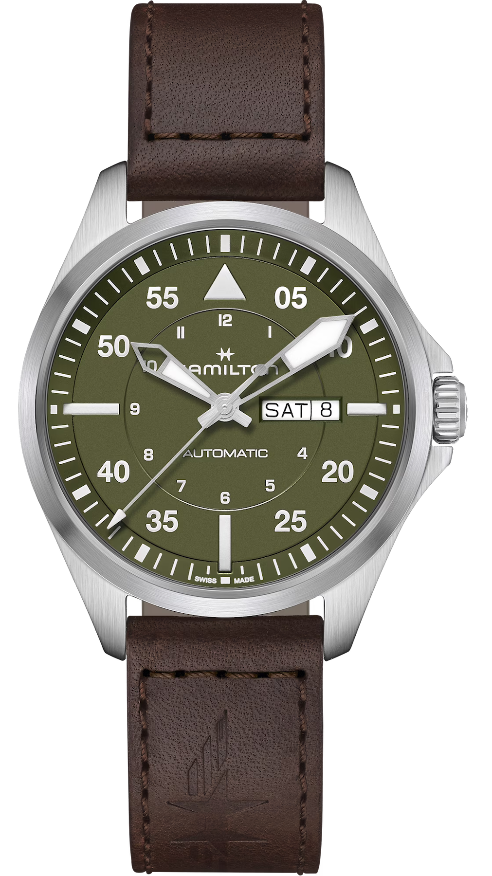 Hamilton Watch Khaki Aviation Pilot Day Date Auto