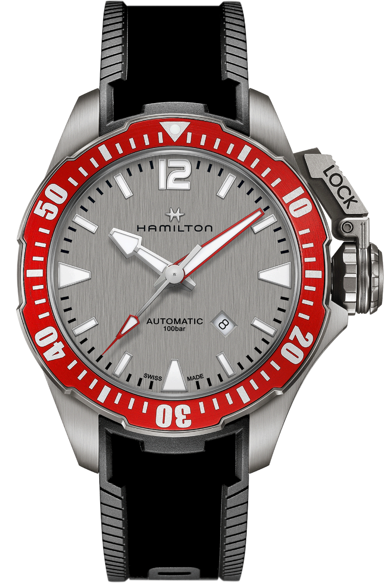 Hamilton Watch Khaki Navy Frogman - Grey