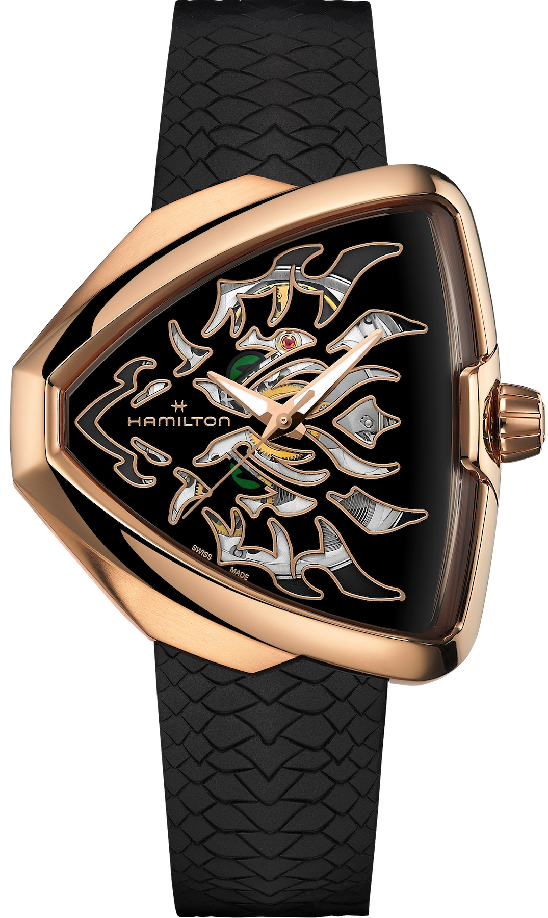 Hamilton Watch Ventura Elvis80 Skeleton Dragon