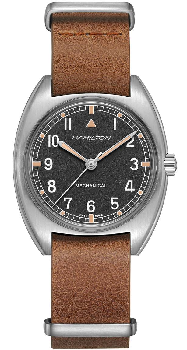 Hamilton Watch Khaki Aviation Pilot Pioneer - Black