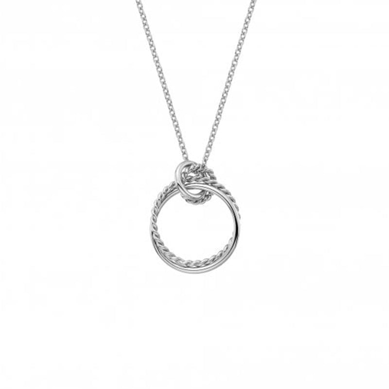 Hot Diamonds Unity Sterling Silver Circle Necklace - TITLE Silver