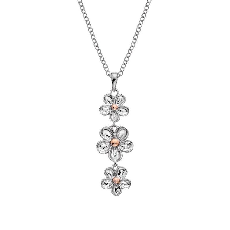 Hot Diamonds Forget Me Not Sterling Silver Pendant