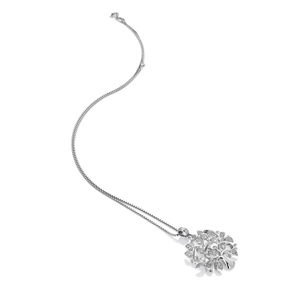 Hot Diamonds Nurture Sterling Silver Pendant D Necklace D - Silver