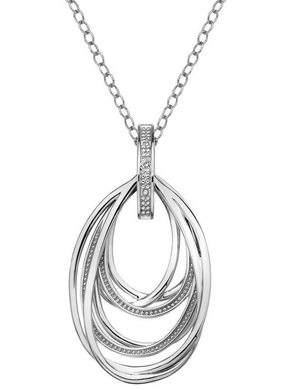 Hot Diamonds Chandelier Sterling Silver Diamond Pendant - Silver