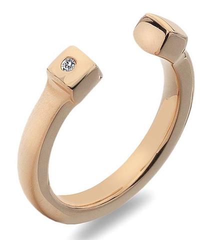 Hot Diamonds Lucky Rose Gold Plated Ring - Rose Gold