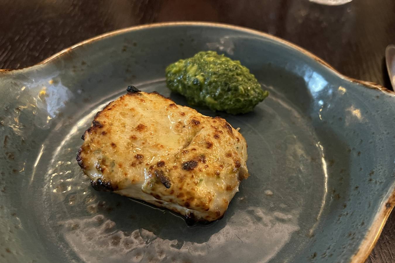 Malai Stone Bass Tikka with Mace