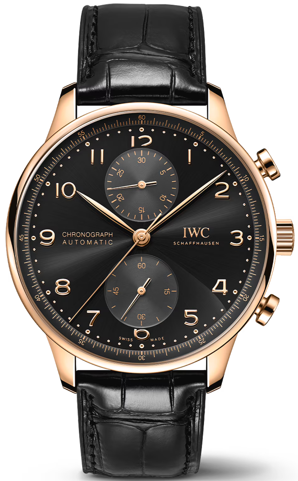 IWC Watch Portugieser Chronograph Obsidian