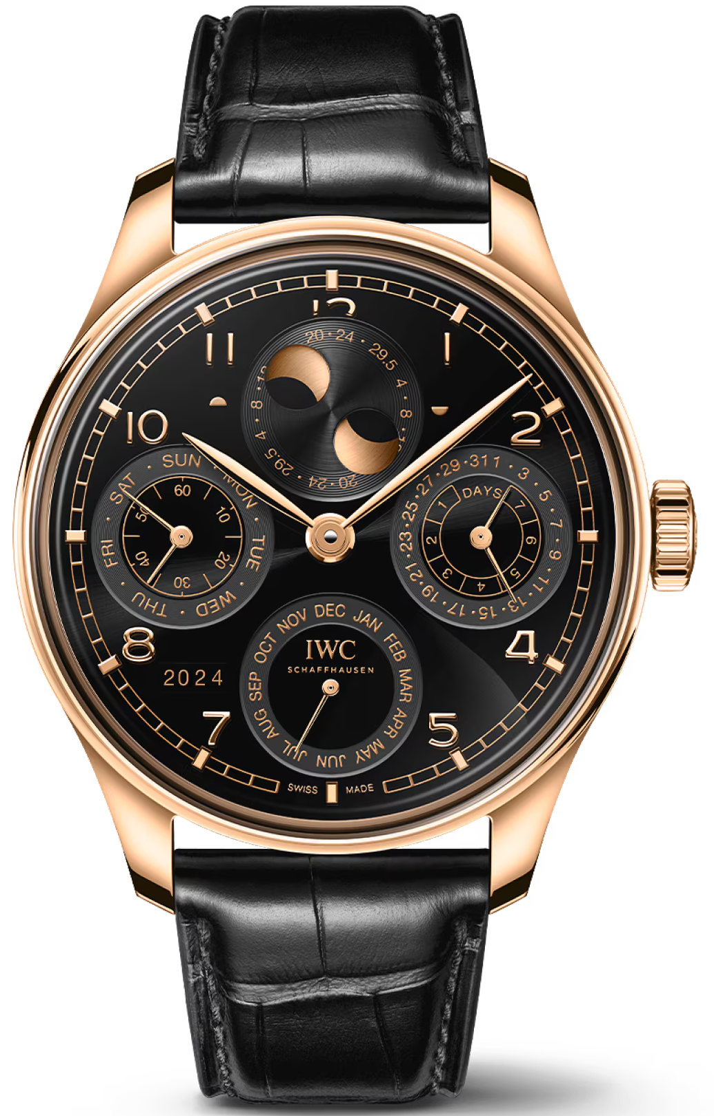 IWC Watch Portugieser Perpetual Calendar 44 Obsidian
