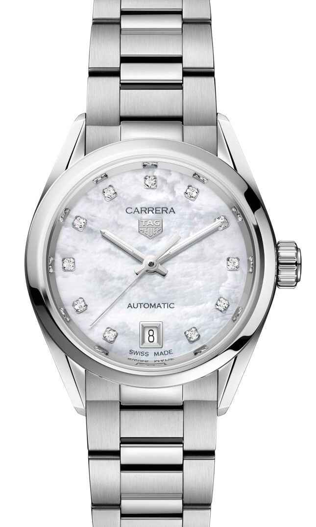 TAG Heuer Watch Carrera Calibre 9 Automatic Ladies - White