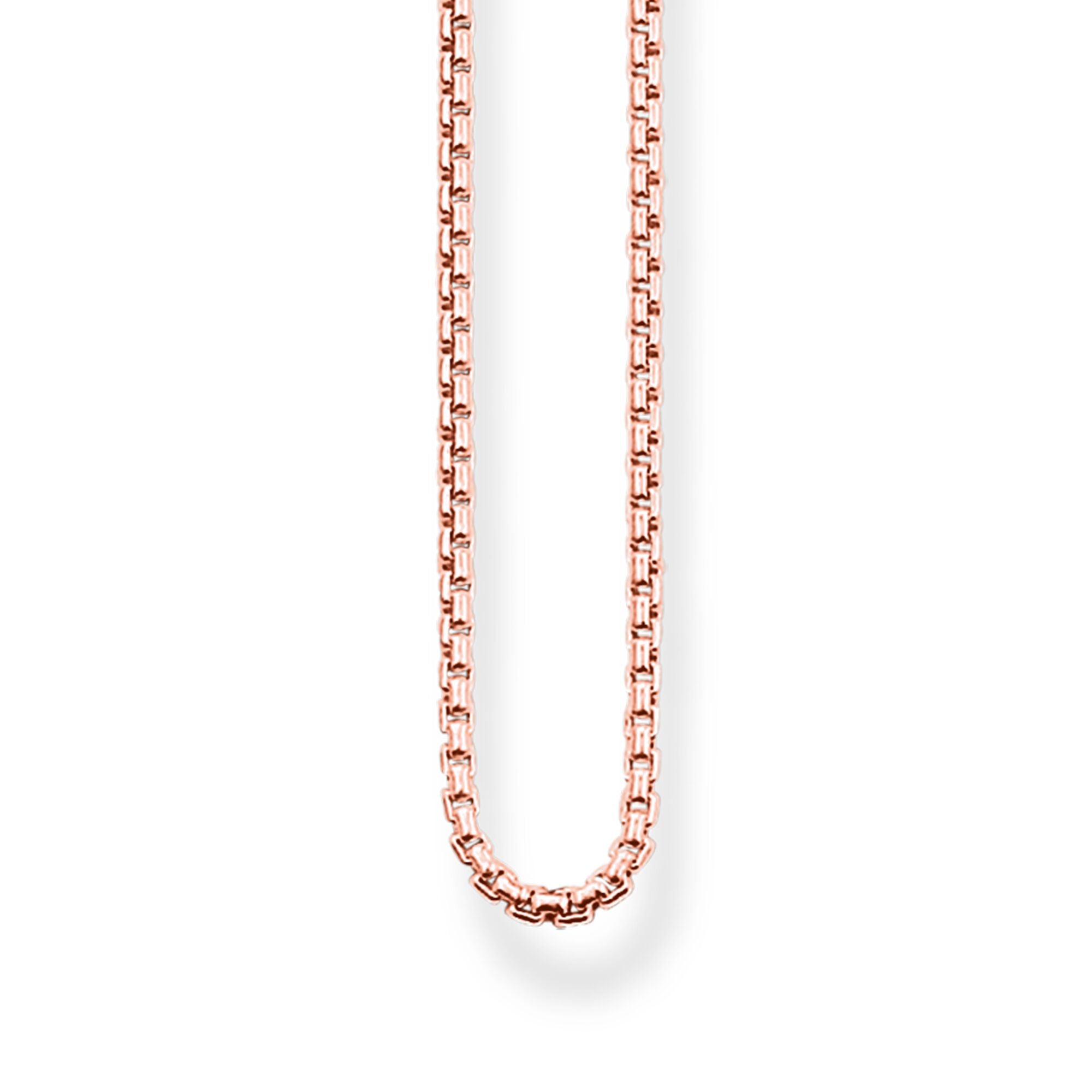 Thomas Sabo Glam & Soul Rose Gold Plated Sterling Silver Venezia Chain - 60cm