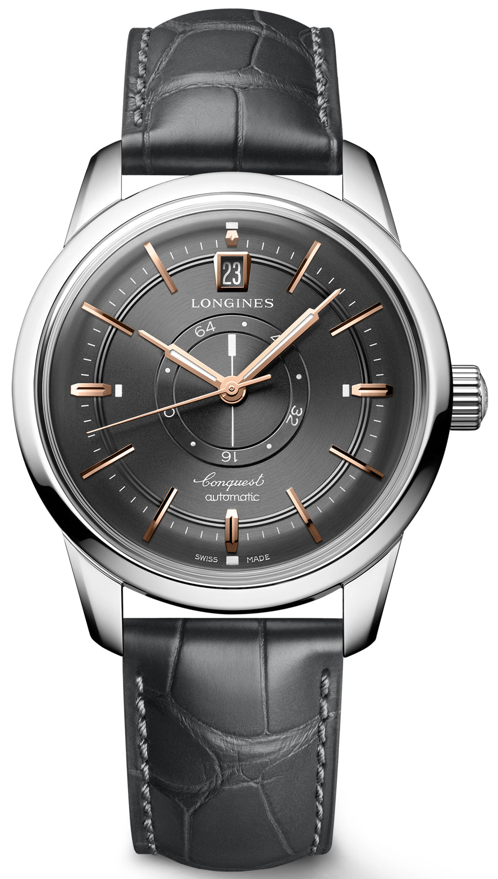 Longines Watch Conquest Heritage Anthracite