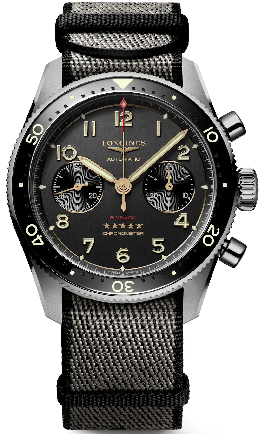 Longines Watch Spirit Flyback Titanium