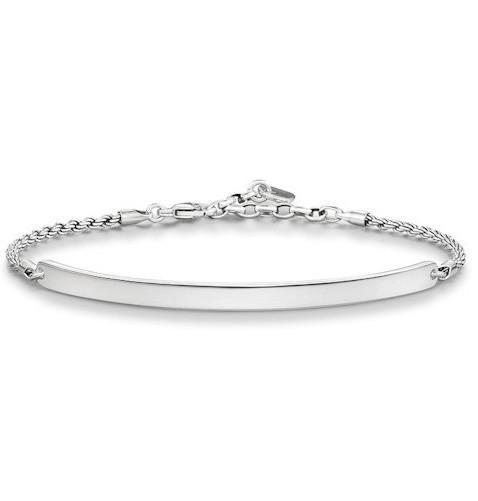Thomas Sabo Love Bridge Sterling Silver Oxidised Bracelet D - Silver