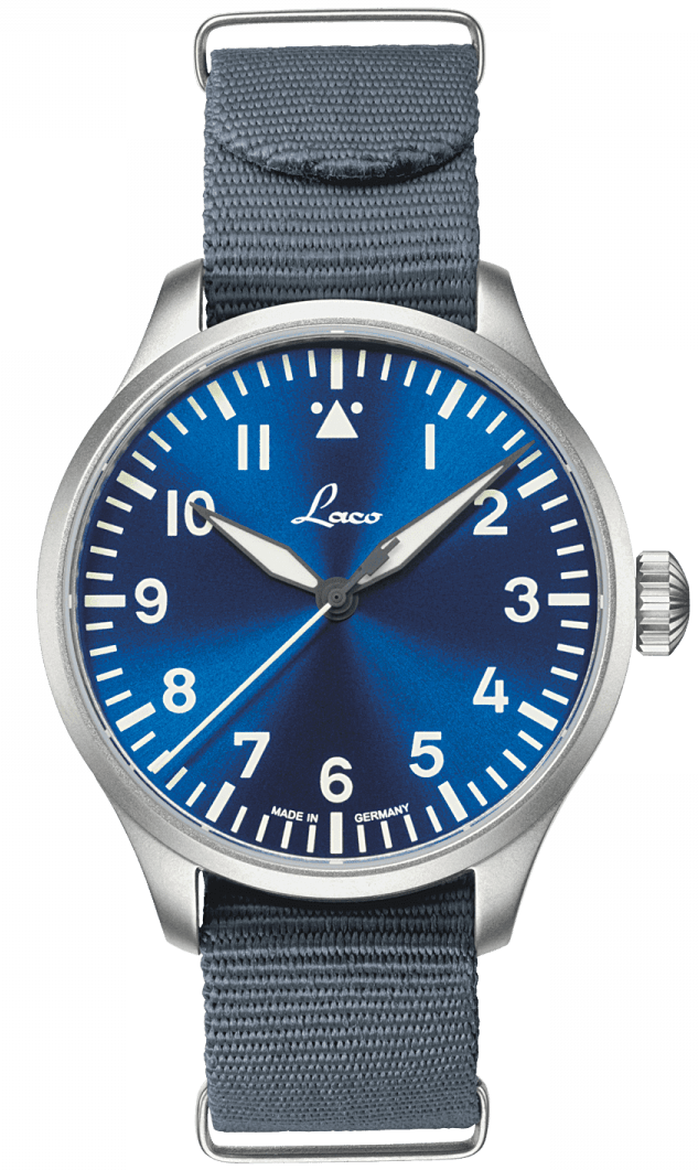 Laco Watch Pilot Basic Augsburg Blue Hour - Blue