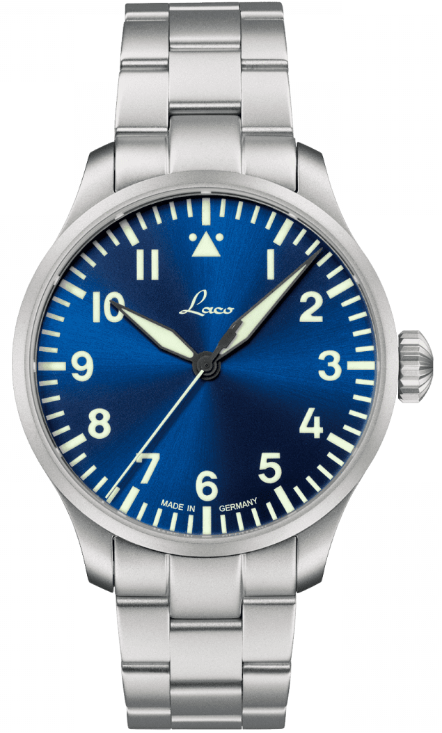 Laco Watch Pilot Basic Augsburg Blue Hour Bracelet