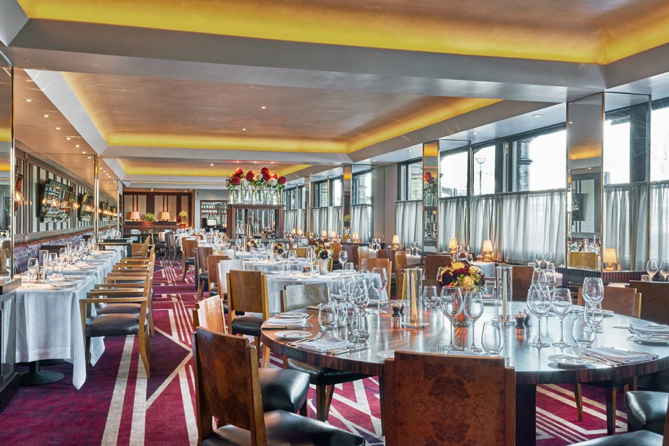 The interior overlooking Tower Bridge