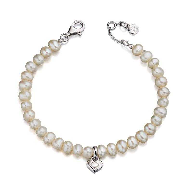 Little Star Marni Sterling Silver Pearl Bracelet - Silver