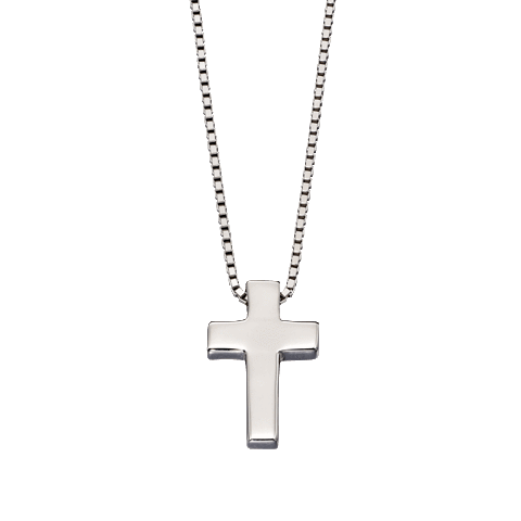 Little Star Sterling Silver Cross Thom Necklace - Silver