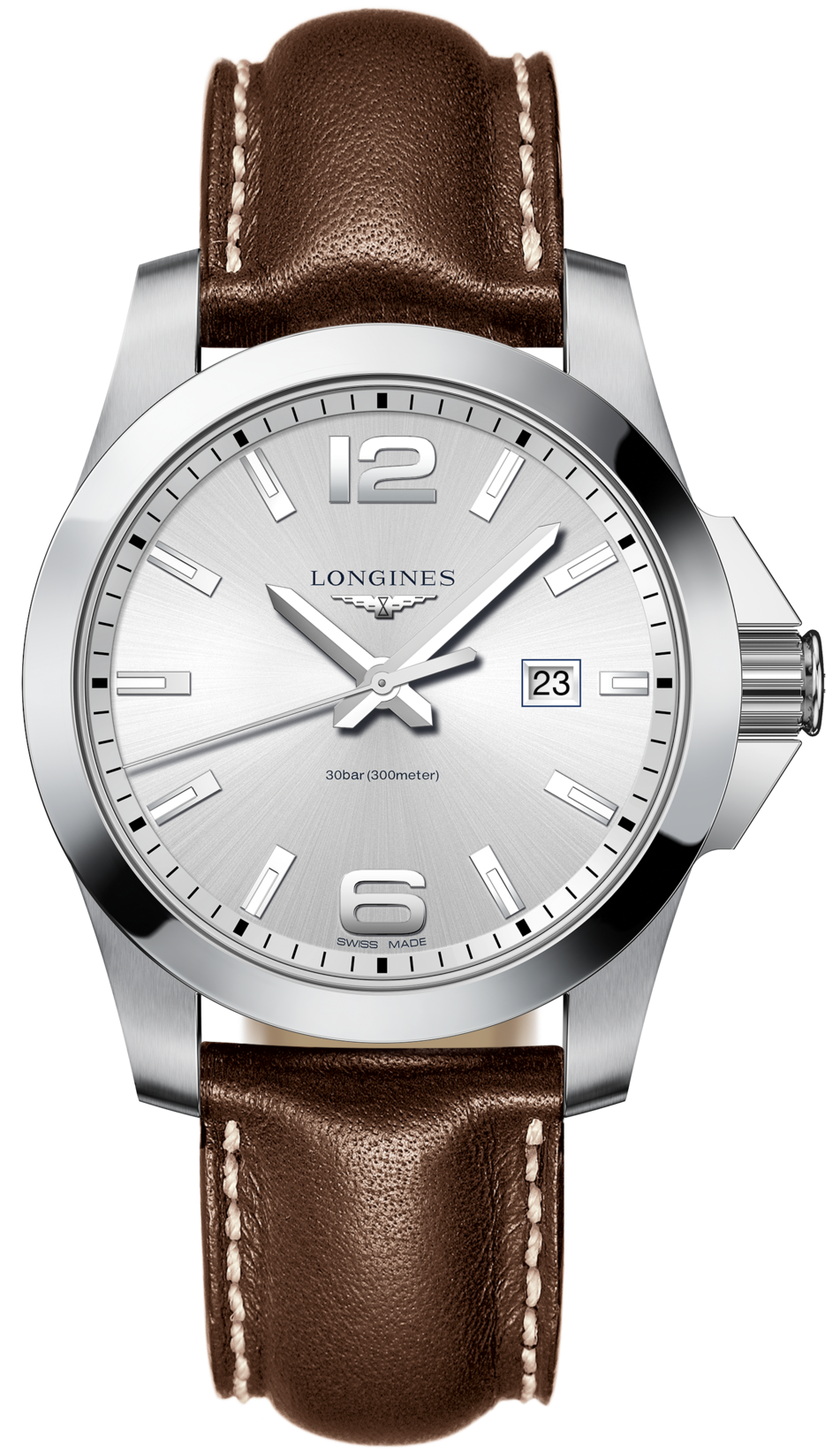 Longines Watch Conquest Mens - Silver