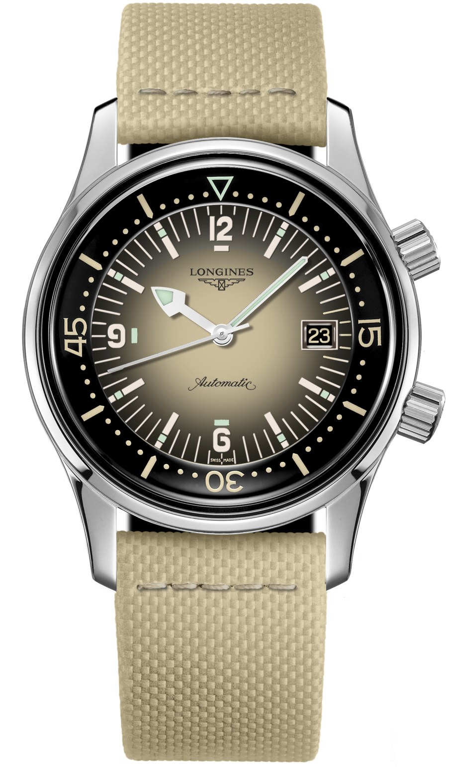 Longines Watch Legend Diver Mens - Beige