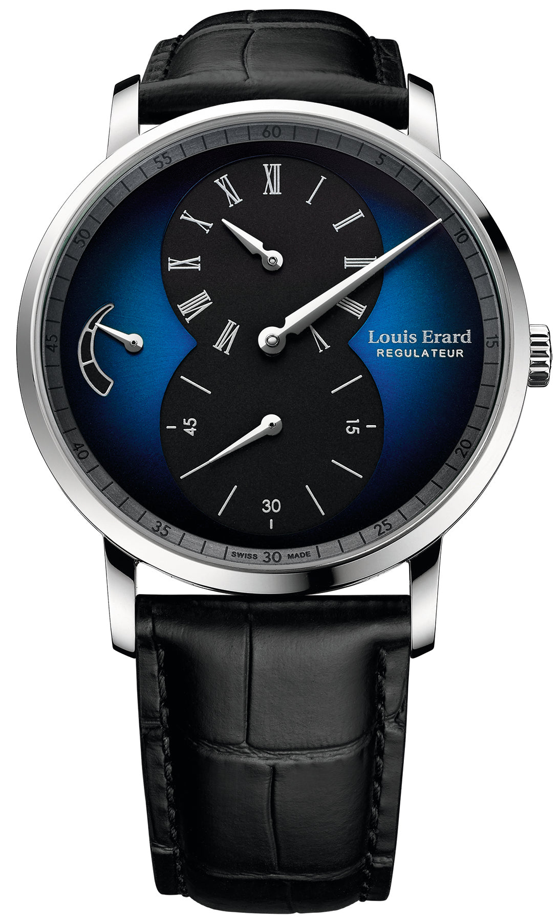 Louis Erard Watch Excellence Regulator Blue Fume - Blue