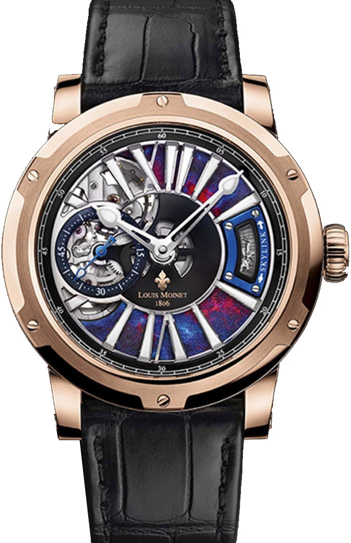 Louis Moinet Watch Skylink Rose Gold Limited Edition - Black