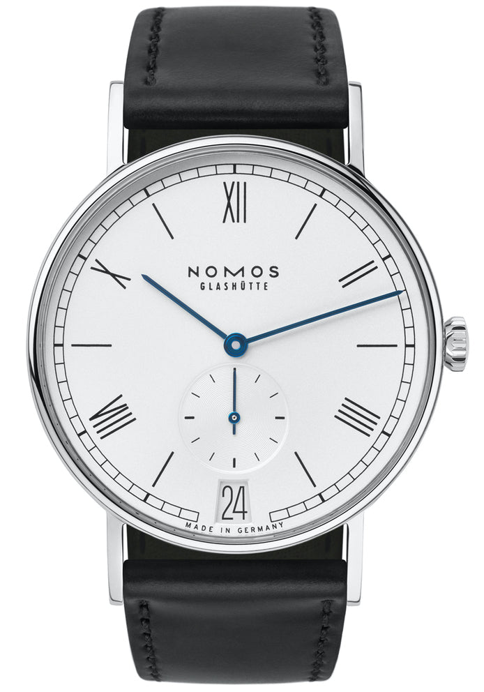 Nomos Glashutte Watch Ludwig Datum Sapphire Crystal - White