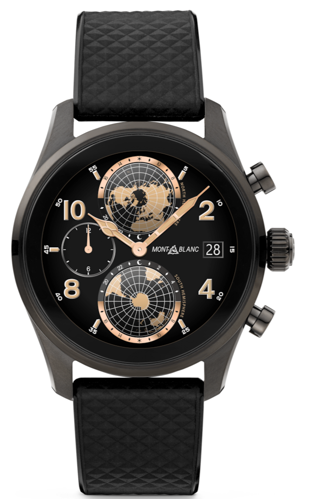 Montblanc Watch Summit 3 Black Titanium Smartwatch - Black