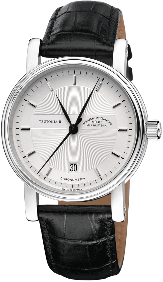 Muhle Glashutte Watch Teutonia II Chronometer - Silver