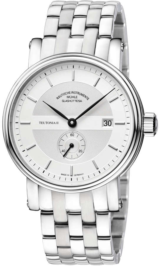 Muhle Glashutte Watch Teutonia II Kleine Sekunde - Silver