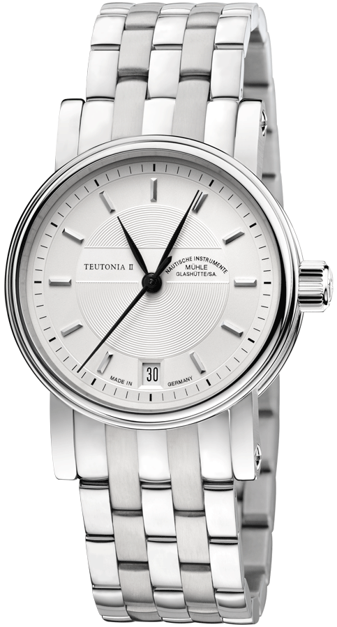 Muhle Glashutte Watch Teutonia II Medium - Silver