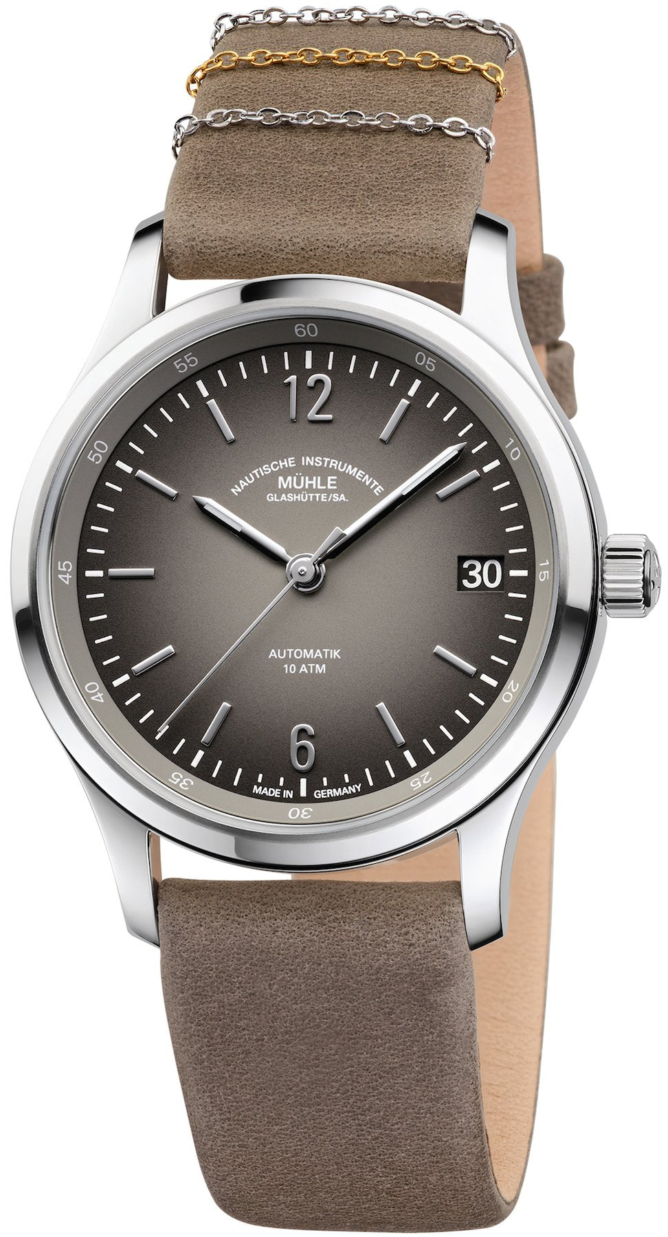 Muhle Glashutte Watch Lunova Lady - Grey
