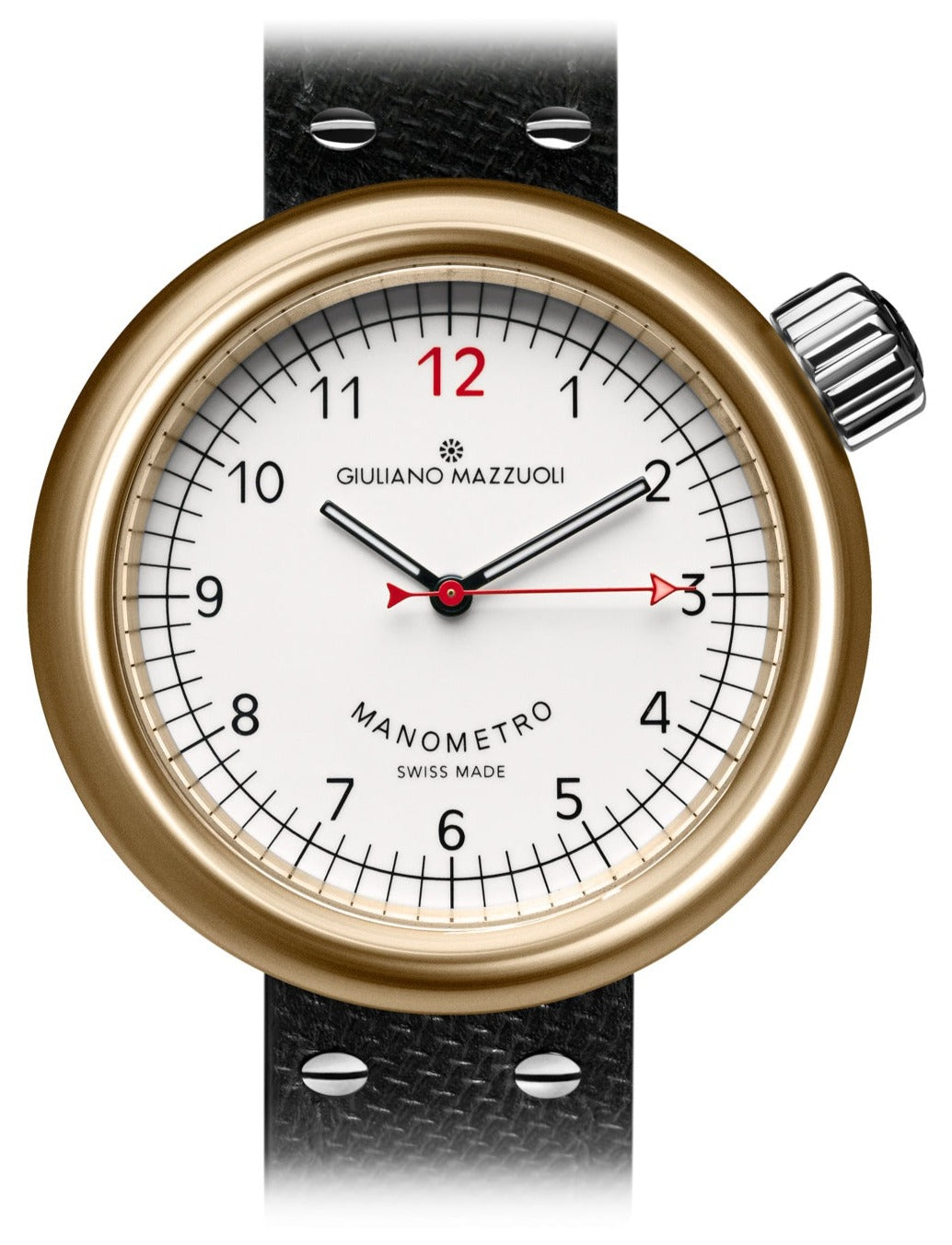 Giuliano Mazzuoli Watch Manometro Bronze White - White