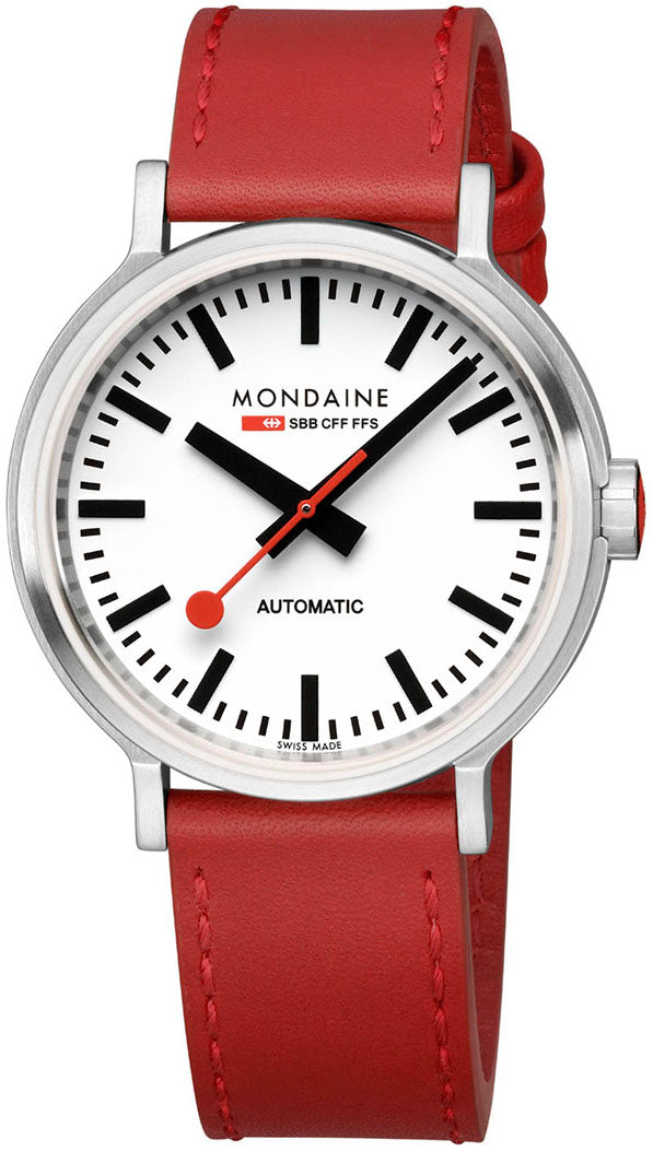 Mondaine Watch The Original Automatic BackLight - White