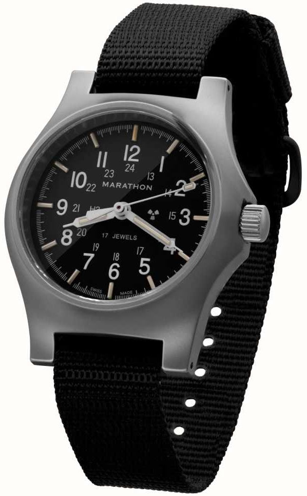 Marathon Watch General Purpose Re-Issue Stainless Steel GP Mechanical GPM - Black