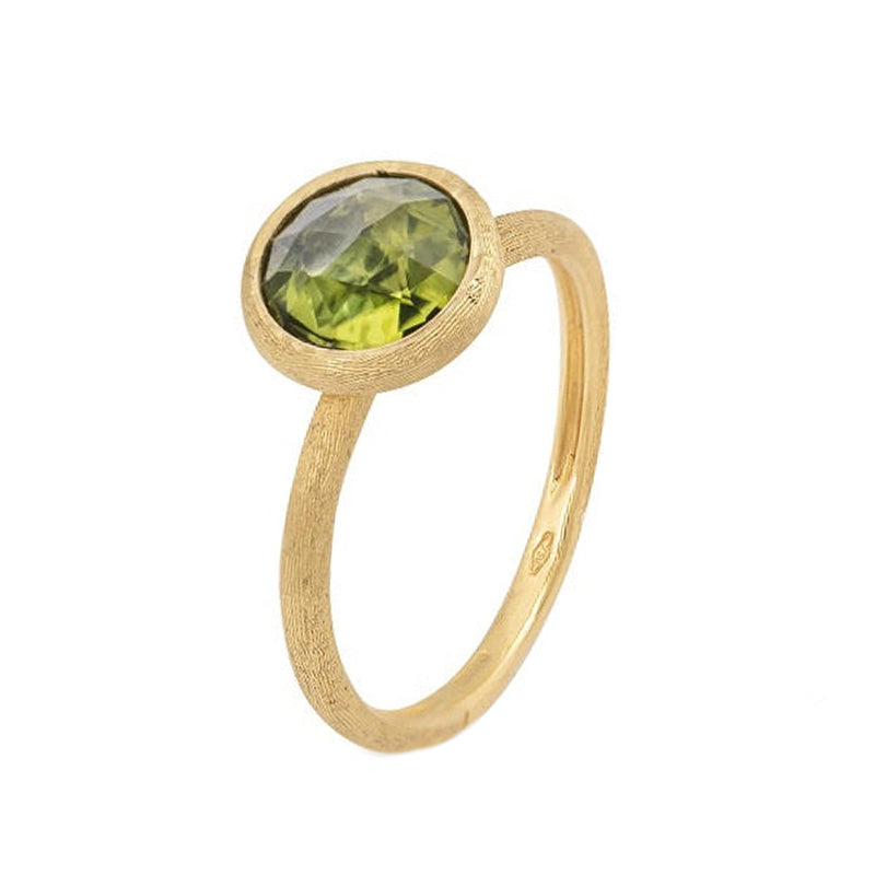 Marco Bicego Jaipur 18ct Yellow Gold Peridot Ring - L