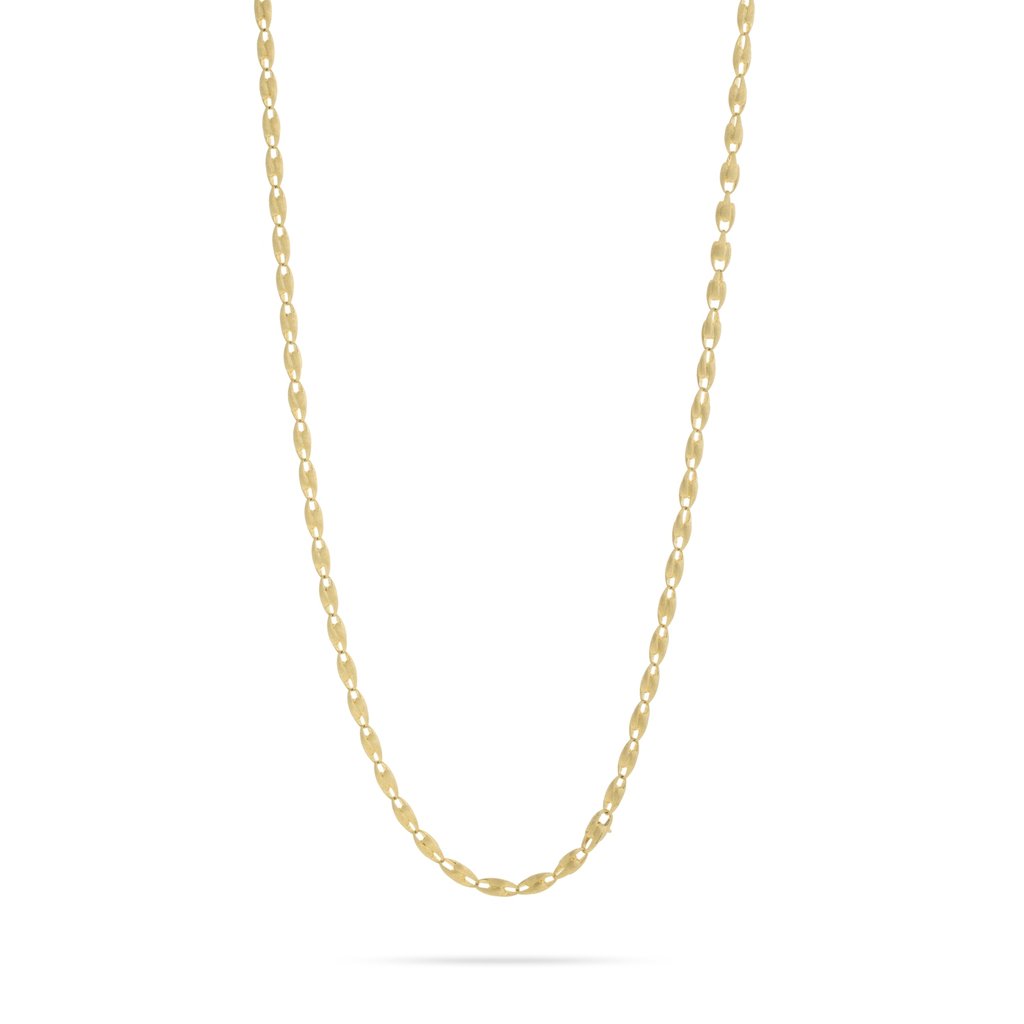 Marco Bicego Lucia 18ct Yellow Gold Small Link Long Chain Necklace - Option1 Value Yellow Gold
