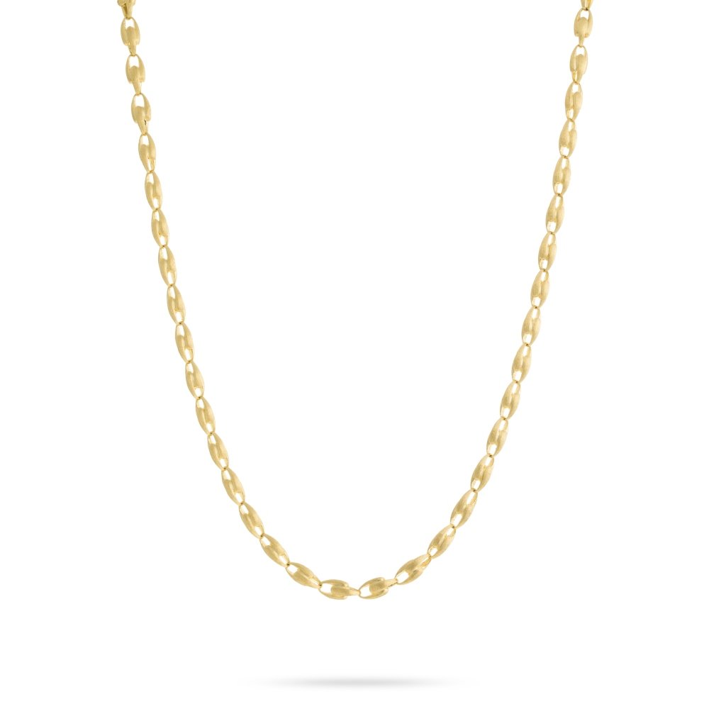 Marco Bicego Lucia 18ct Yellow Gold Small Link Long Necklace - Option1 Value Yellow Gold