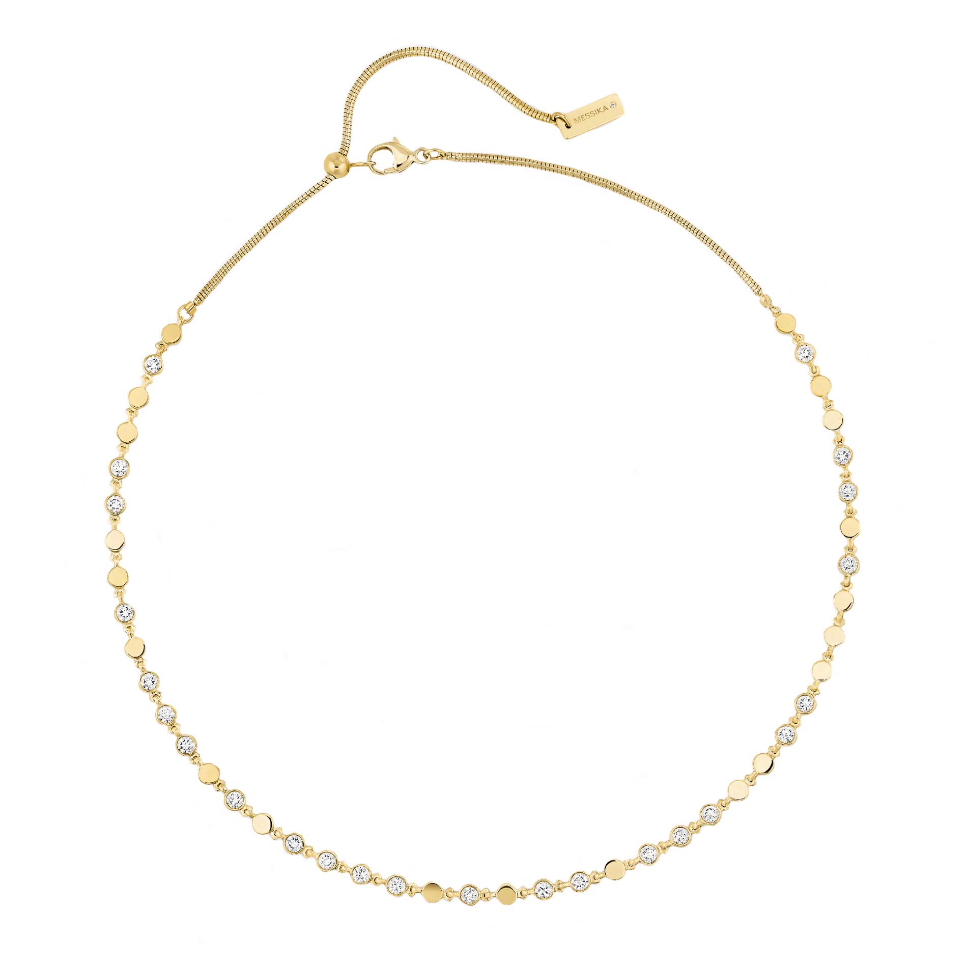 Messika D-Vibes 18ct Yellow Gold Diamond Necklace