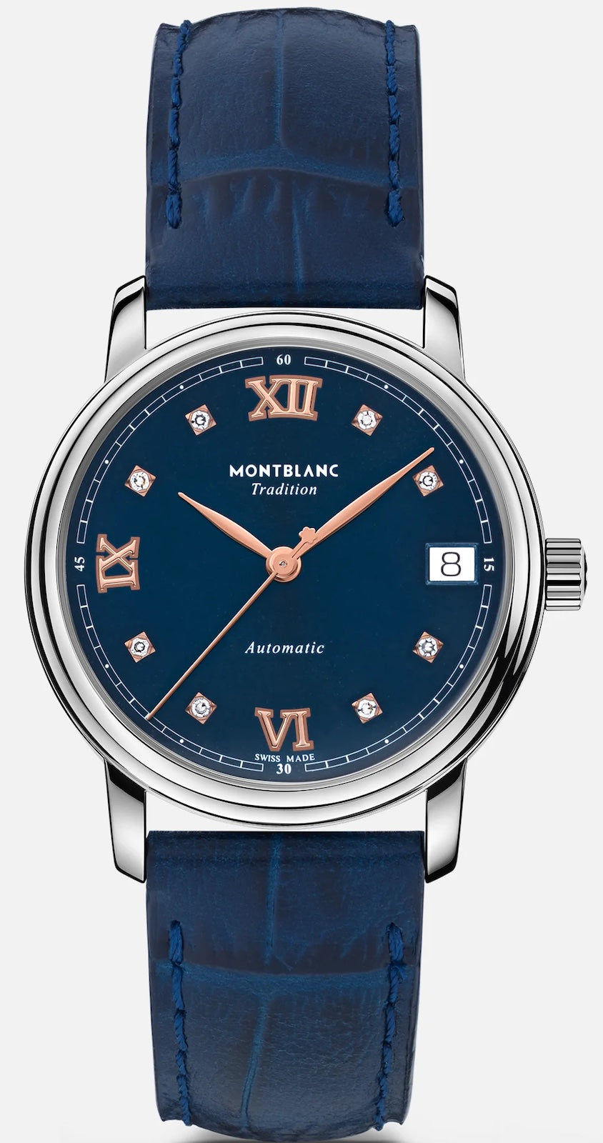 Montblanc Watch Tradition Automatic Date Ladies - Blue