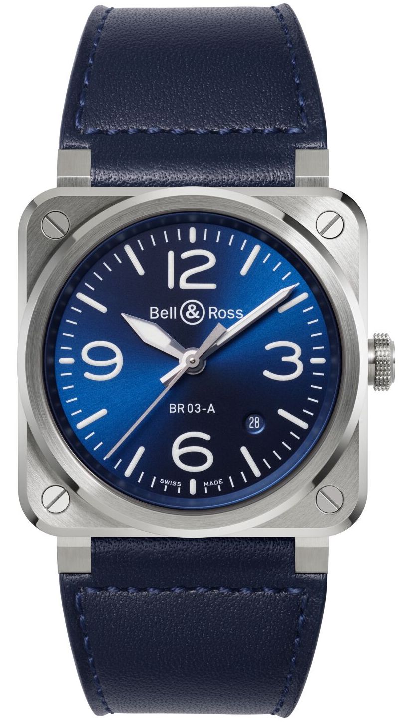 Bell & Ross Watch BR 03 Auto Blue Steel