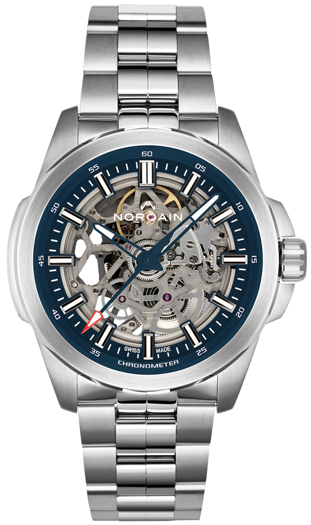 Norqain Watch Independence Skeleton 42mm Bracelet