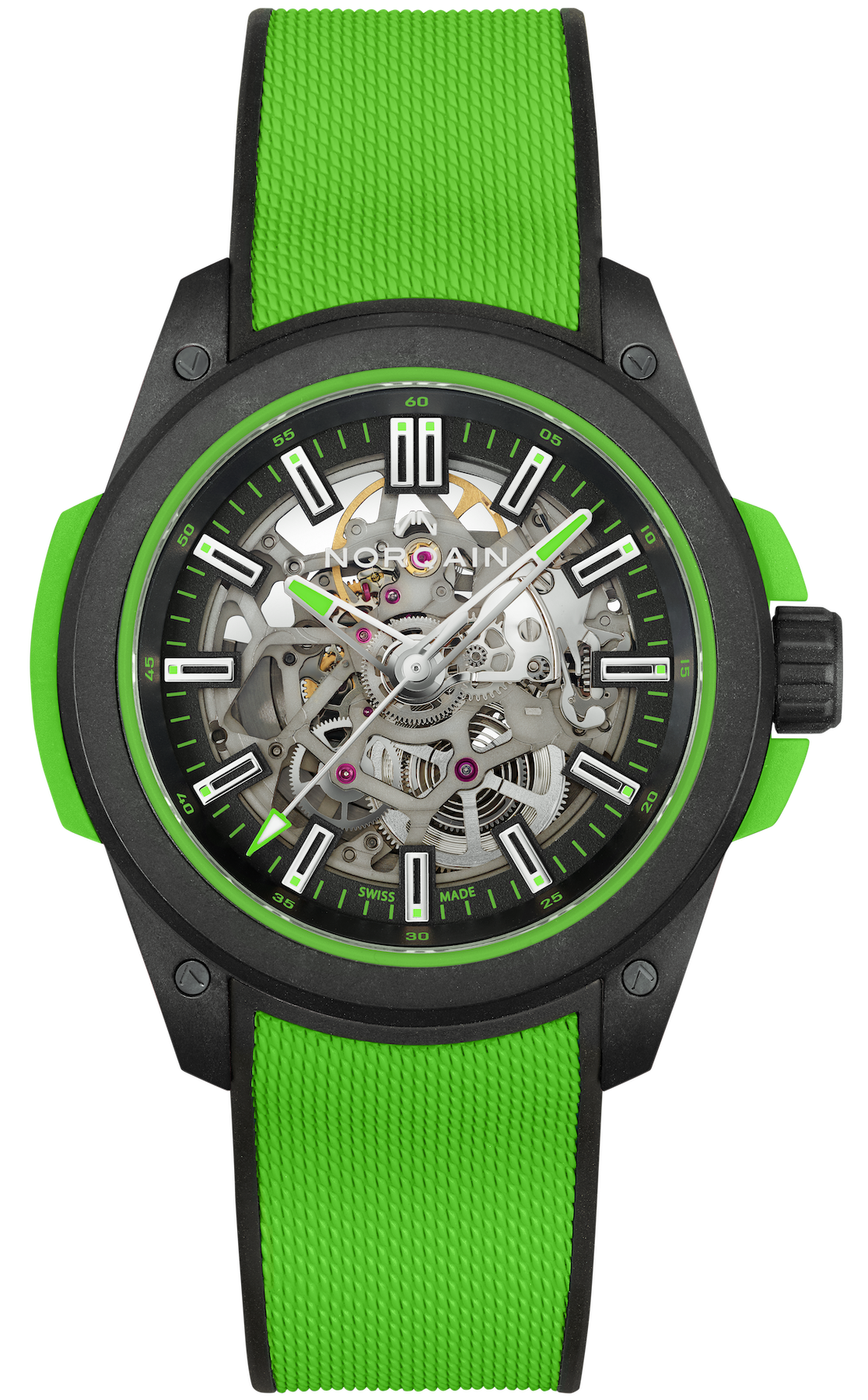 Norqain Watch Independence Wild One Skeleton 42mm Gecko
