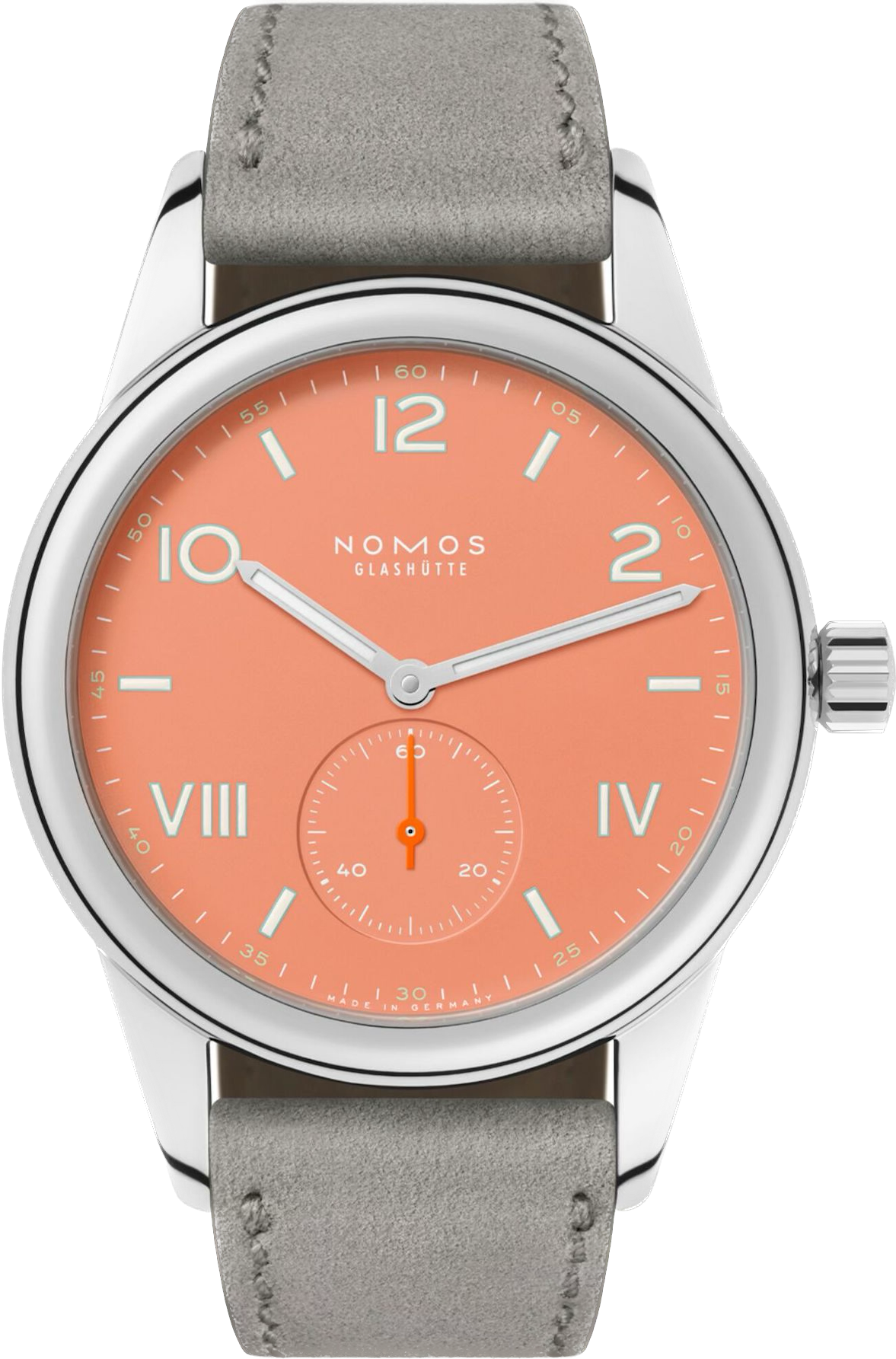 Nomos Glashutte Watch Club Campus Cream Coral