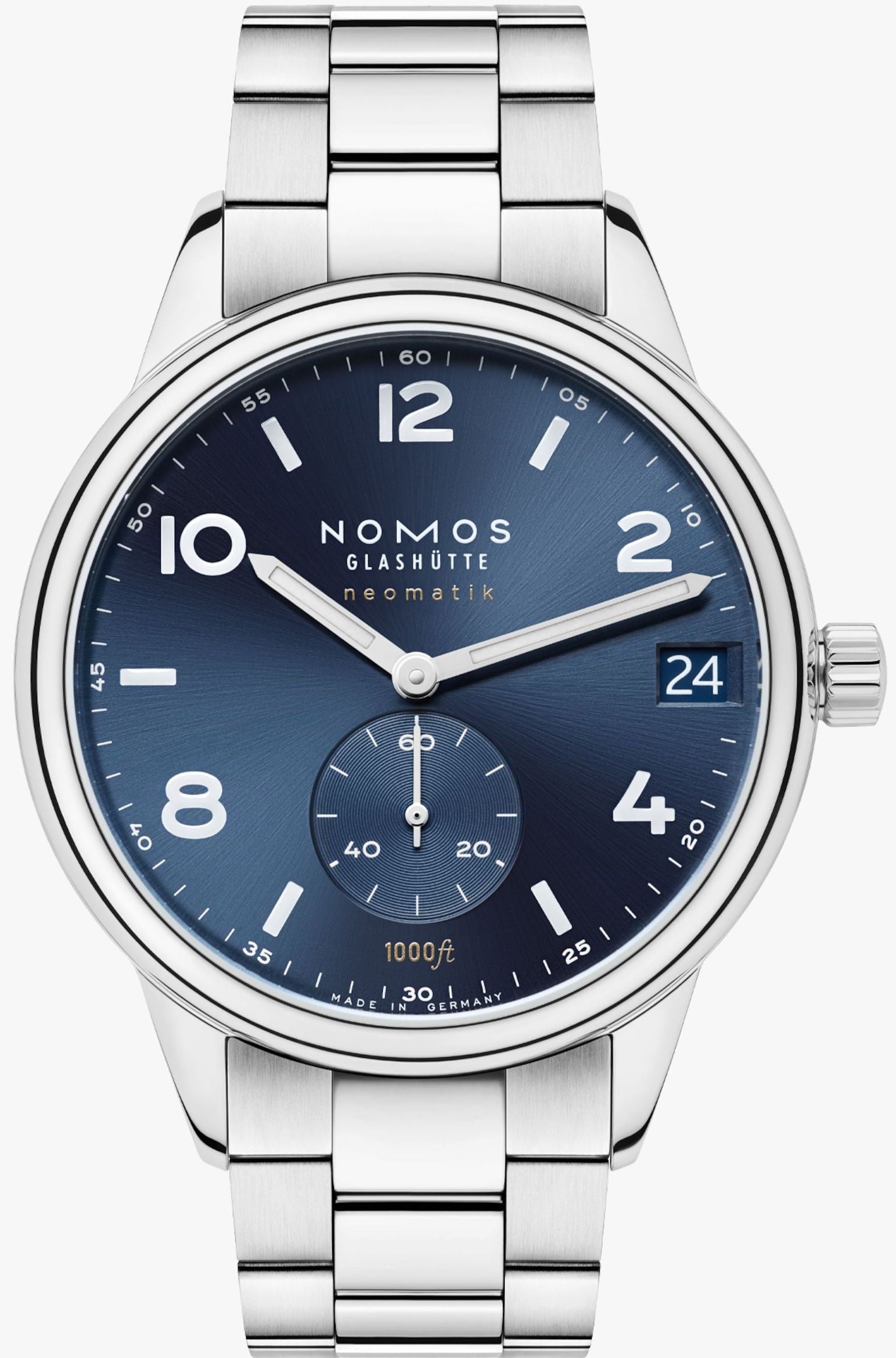 Nomos Glashutte Watch Club Sport Neomatik 42 Date Blue