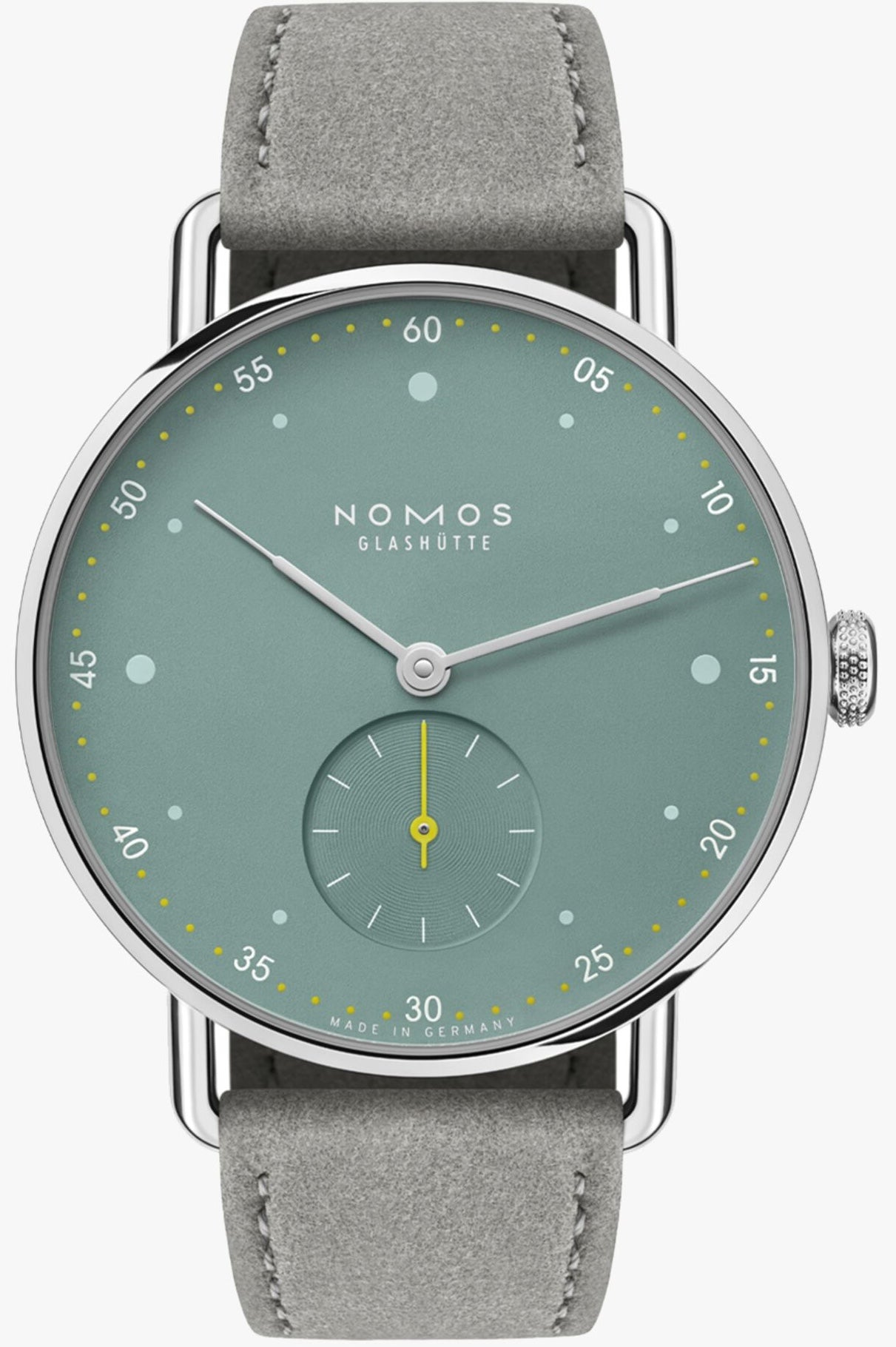 Nomos Glashutte Watch Metro 33 Sage Sapphire Crystal