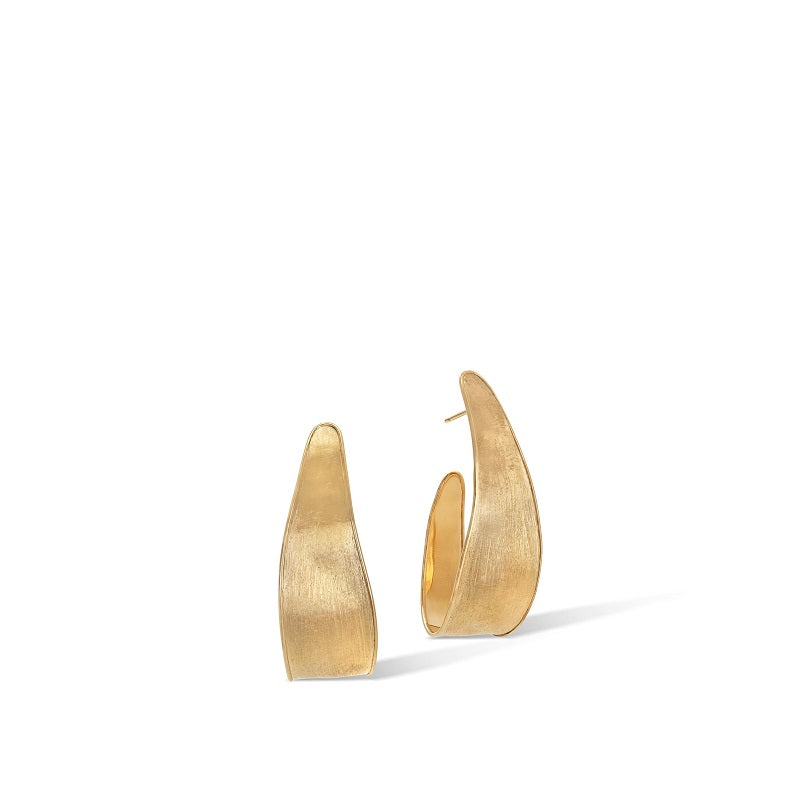 Marco Bicego Lunaria 18ct Yellow Gold Short Hoop Earrings - Yellow Gold