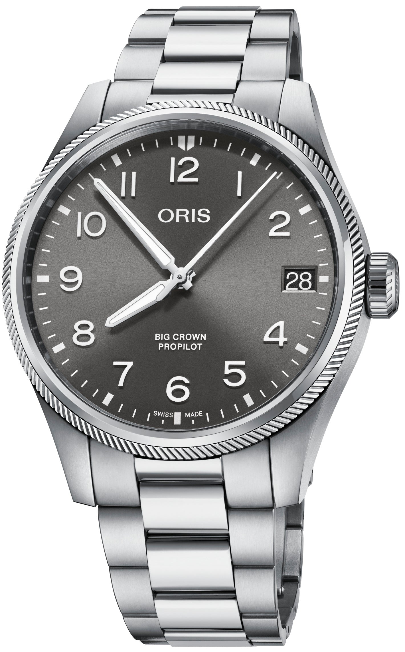 Oris Watch Big Crown ProPilot Big Date Bracelet - Grey