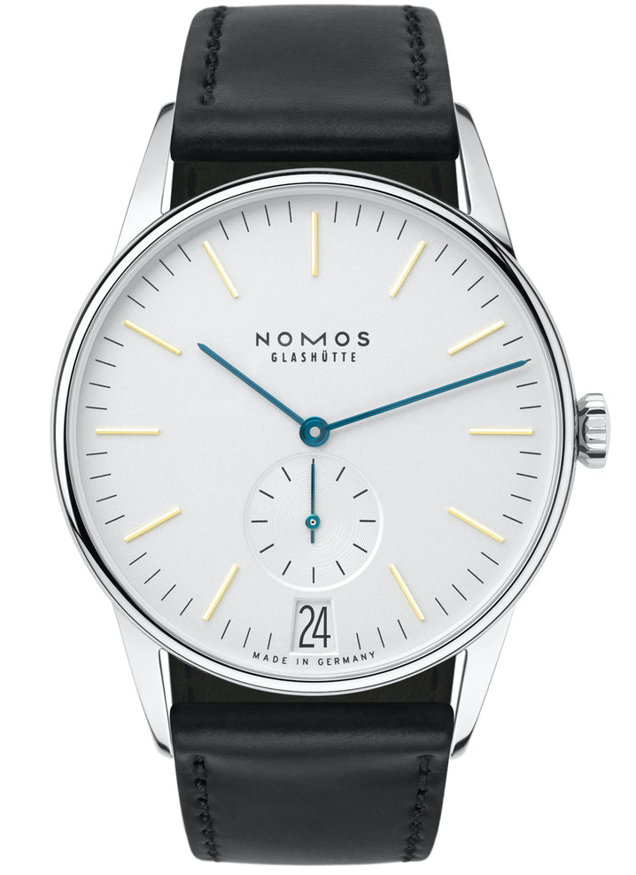 Nomos Glashutte Watch Orion Datum Sapphire Crystal - White